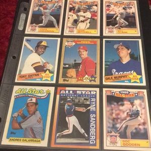 All-Star Baseball cards lot